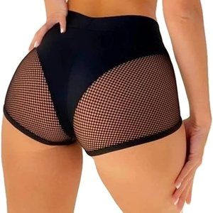 Scrunch Booty Mesh Shorts - S